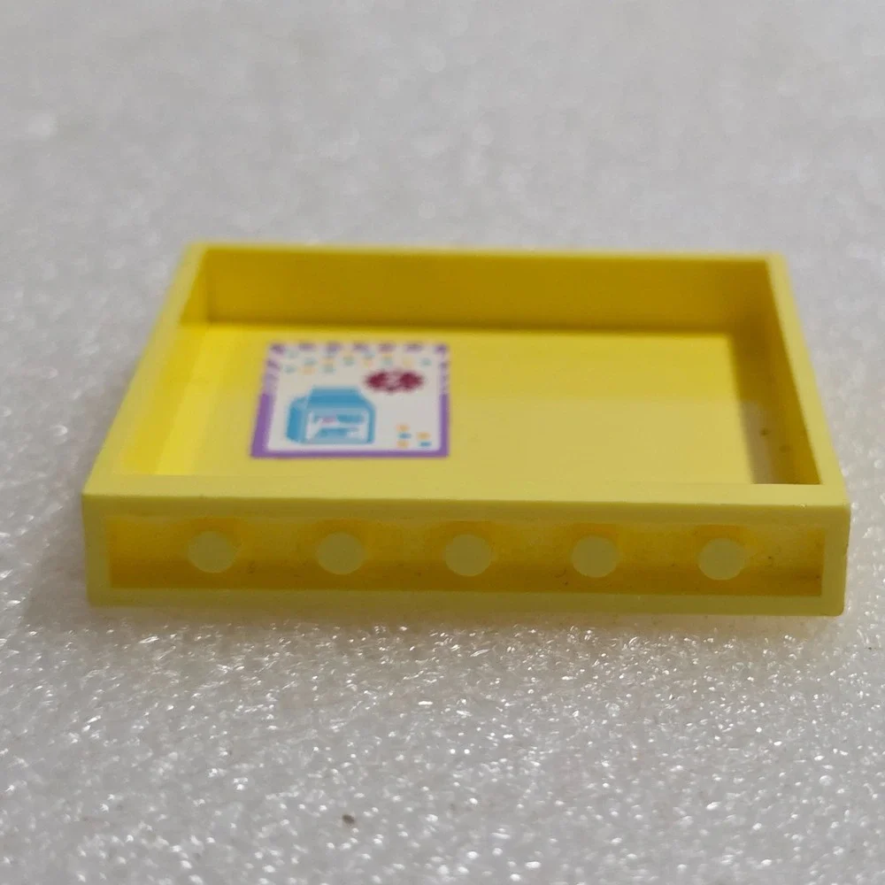 LEGO Panel 2013 Friends Heartlake High 41005 2x2 Milk Carton Replacement Yellow